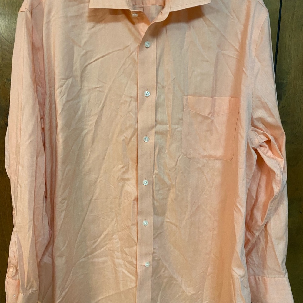Ralph Lauren Light Orange Button-Down Shirt
